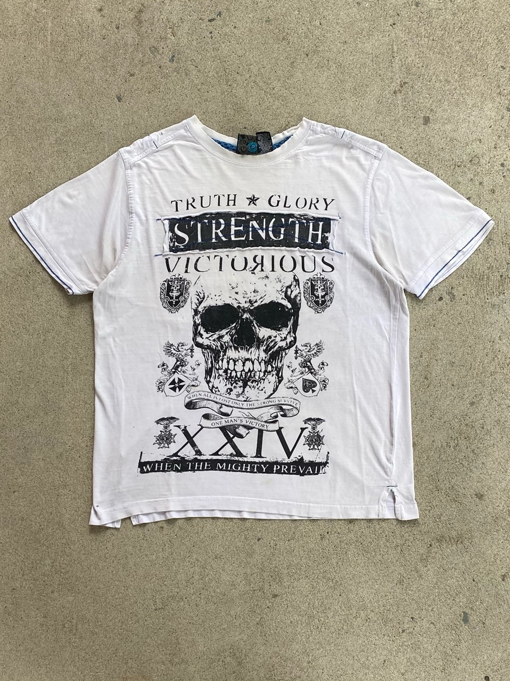 Y2k Skull Burnside Graphic Tee Shirt